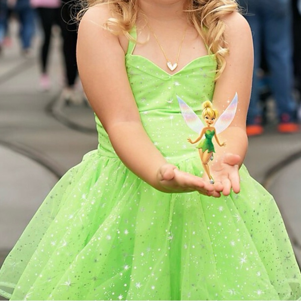 Lu and ro Tinkerbell dress